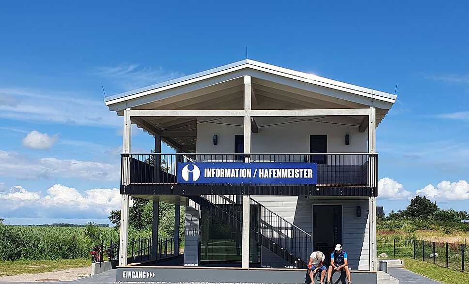 Haufenhaus auf dem Darß - Außenaufnahme nach Fertigstellung, vorne