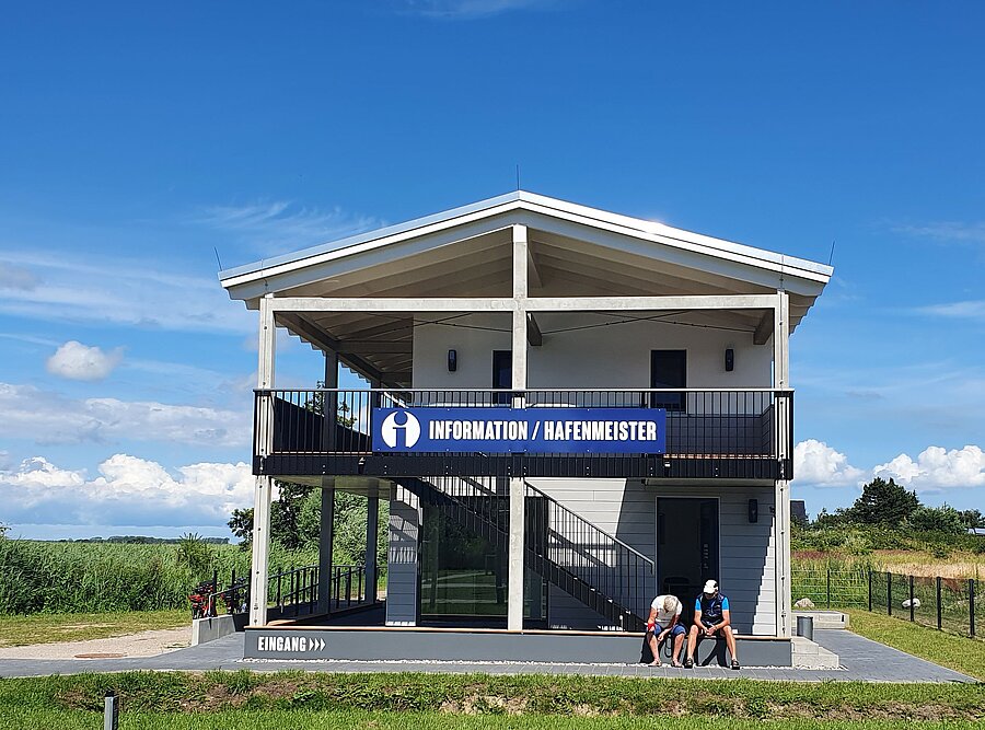 Haufenhaus auf dem Darß - Außenaufnahme nach Fertigstellung, vorne